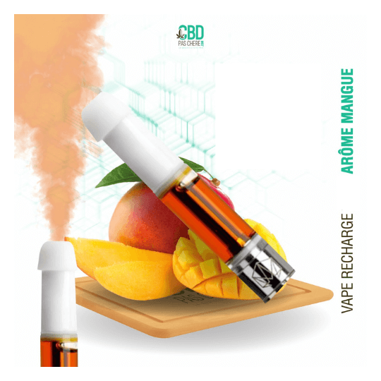 Vape Pen cartucho Mango - 98% CBD (recargable) 1ML