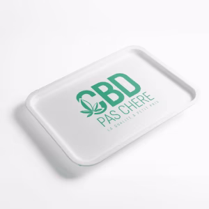Bandeja blanca CBDPASCHERE Metálica - CBD BARATO | CBD Legal
